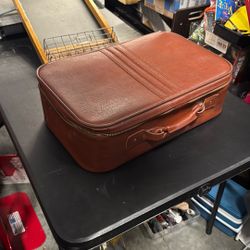 Vintage Learher Suitcase
