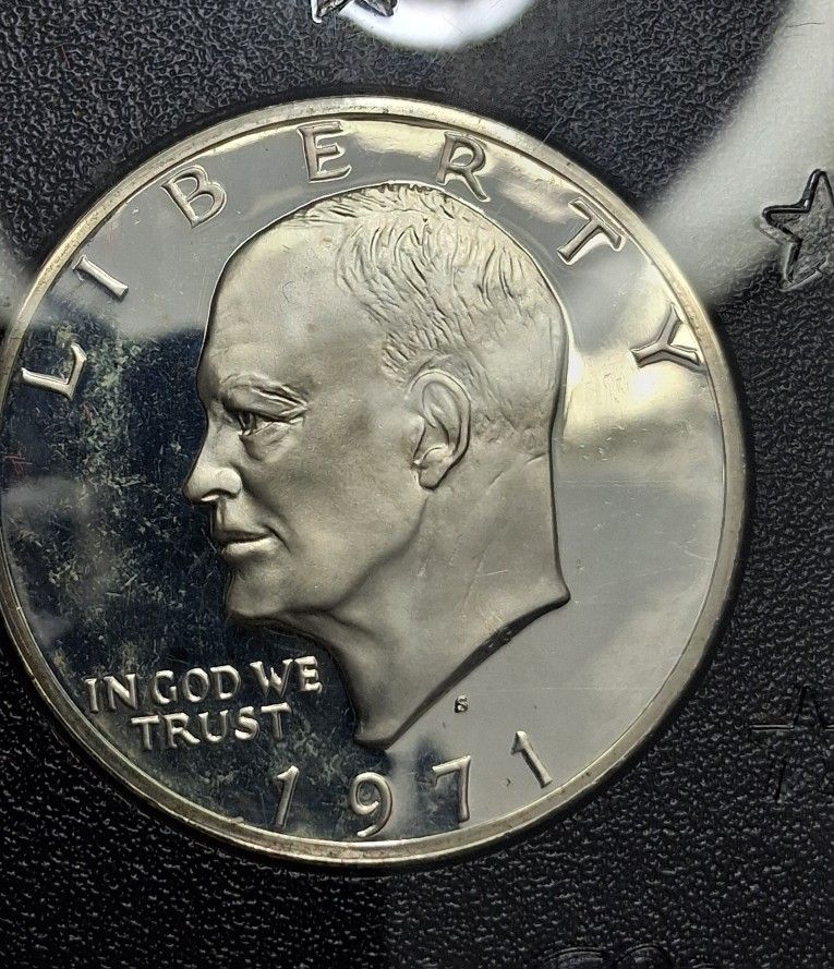 1971 40% Silver Eisenhower Dollar Proof - Mint Sealed - 40 % Silver
