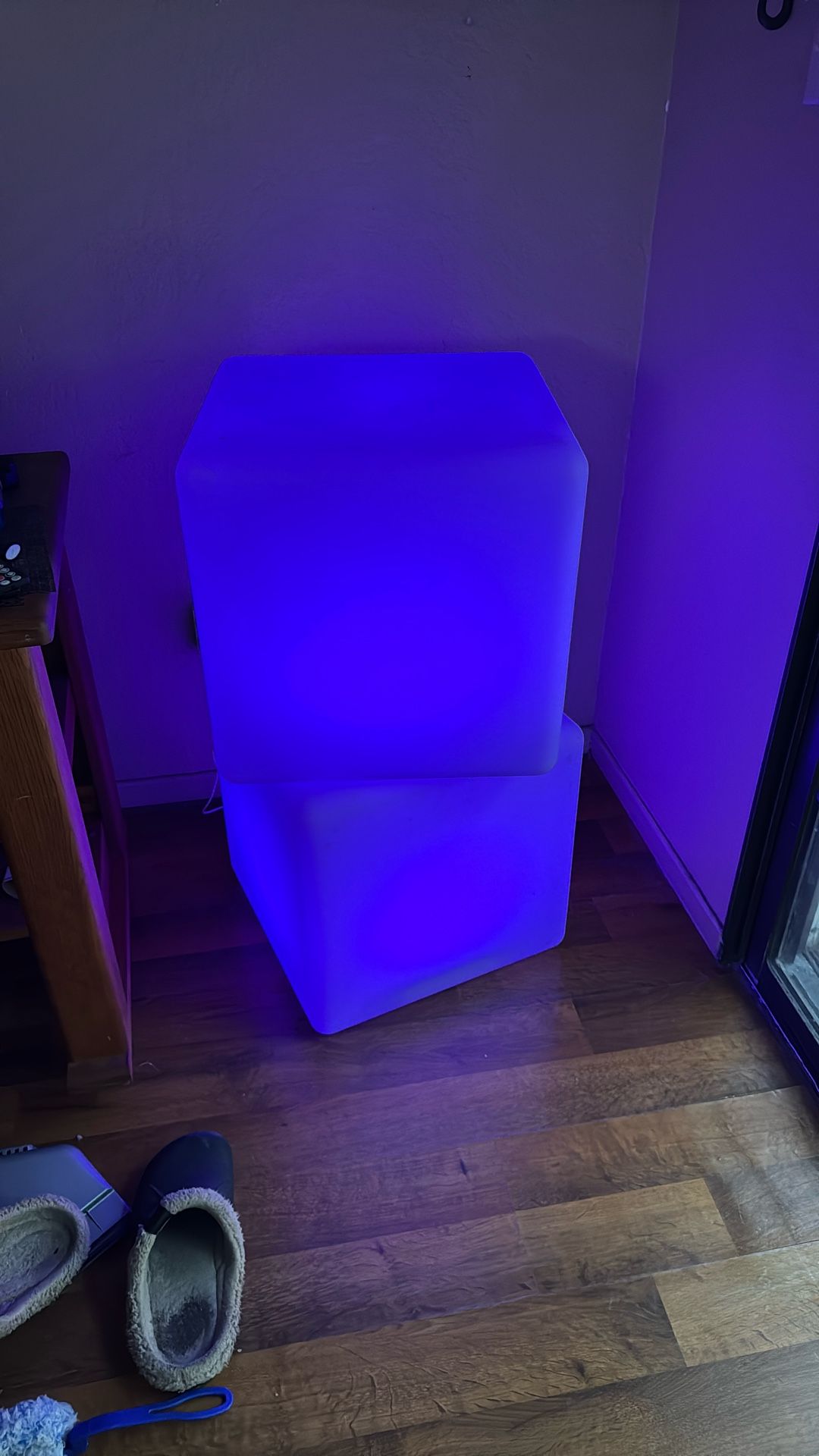 2 LED Lighted Indoor/outdoor Mr Go Chairs