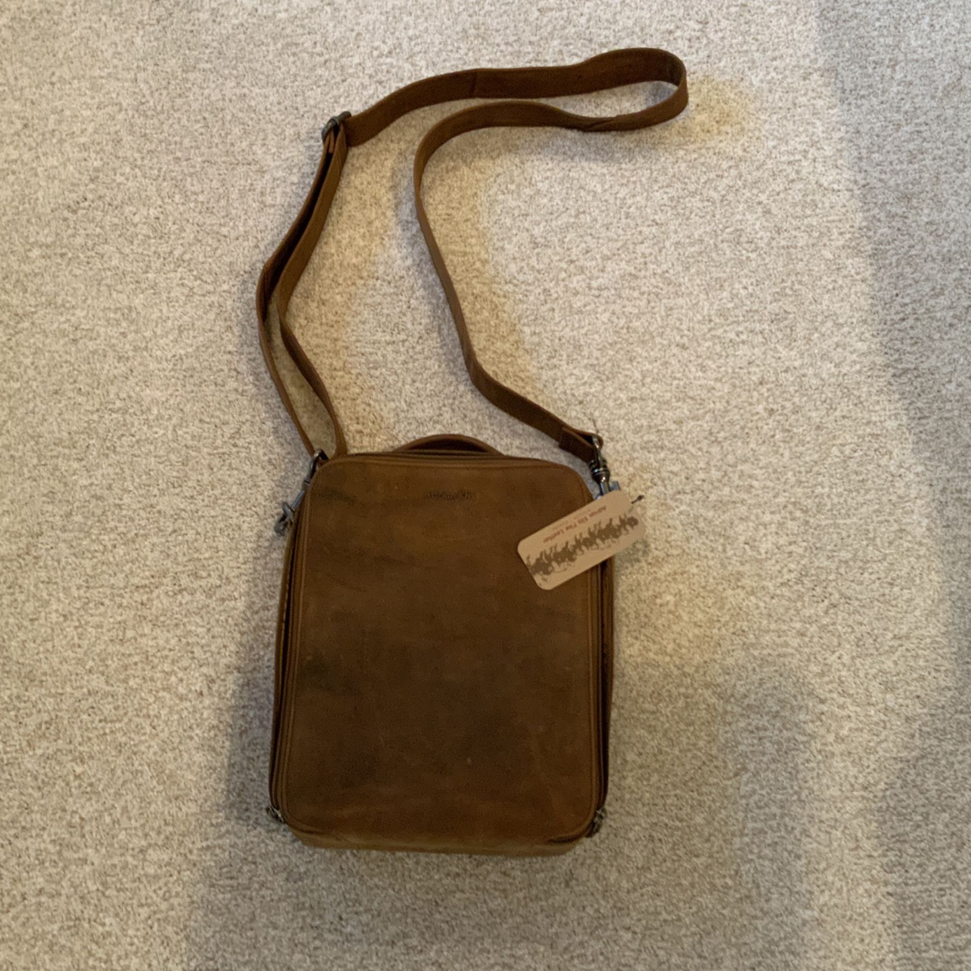 Adrian Klis Unisex Crossbody Bag  Fine Leather From Canada