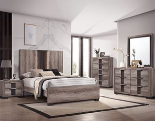 ‼️🚨 For A Limited Time Only 🚨‼️ 4 Pcs Queen Bedroom Set 