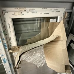 Brand-New European Window Aluplast Ideal 4000 — 38x58 inches