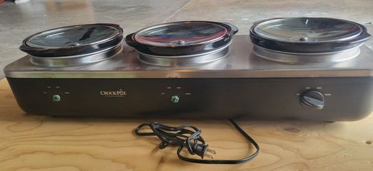 Crockpot Triple Buffet Server