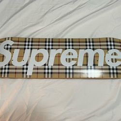 Supreme x Burberry Skateboard Deck