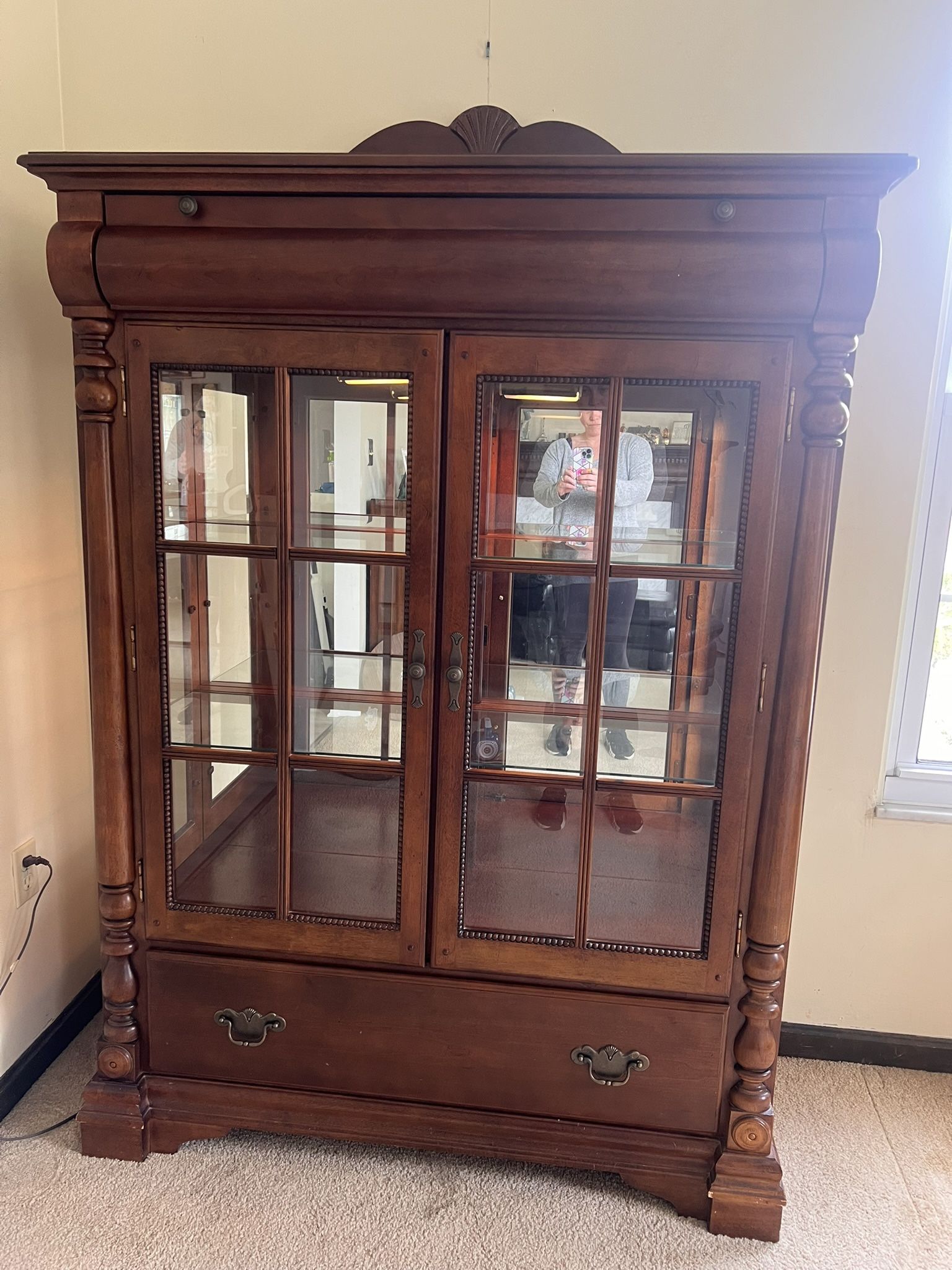 Thomasville Lighted Cabinet
