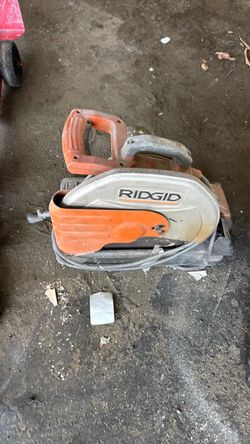 Ridgid 12” chop saw with metal blade