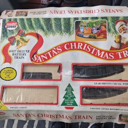 Rare Model Power Santas Christmas Train Deluxe Battery Train No.652