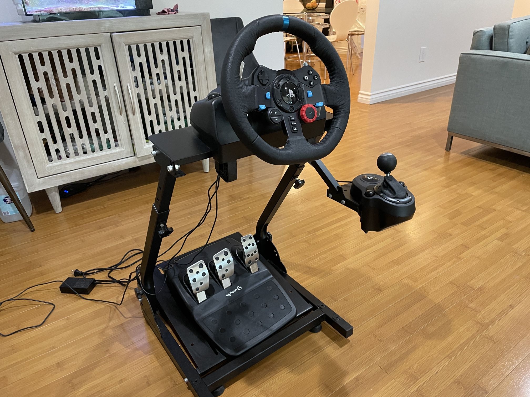 Logitech Driving Force GT E-X5C19 power supply, Steering Wheel, Pedals for  Sale in Diamond Bar, CA - OfferUp