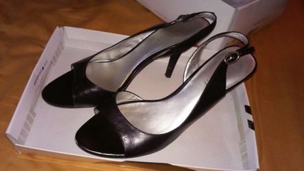 Nine west leather heels