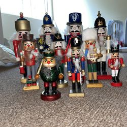 Collection Of Holiday Nutcrackers 