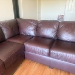 Dinning Sofas Set Leather Only