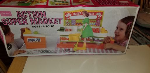 NEVER USED VINTAGE 1970S SEARS ACTION SUPERMARKET FOR BARBIE TYPE DOLLS. PICK UP MIDDLEBORO ONLY