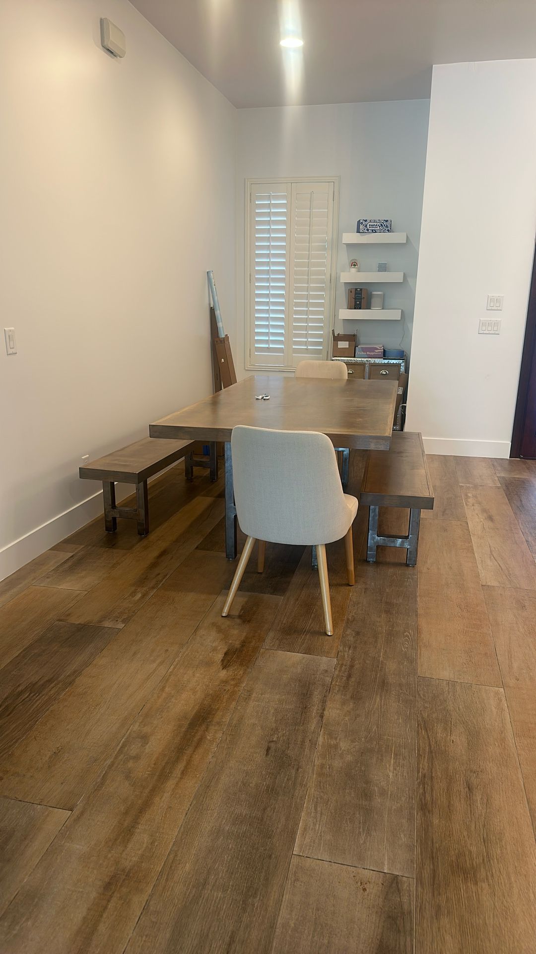 Dining Room Table + Benches