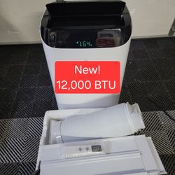New! 12,000 BTU Portable Air Conditioner AC 