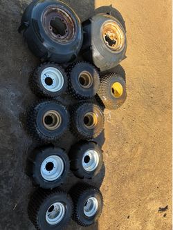 ATV tires and rim. Dune buggy tire and rims