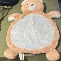 Plush Teddy Bear Tummy Time Mat 