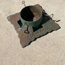 Old Cast Iron Christmas Tree Stand