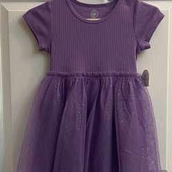 Brand New Girls Mystic Purple Tutu Dress Size S 6-6X Kids 