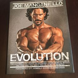 BOOK-EVOLUTION- Joe Manganiello Like New