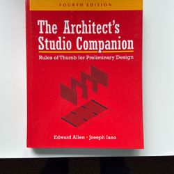 The Architect’s Studio Companion