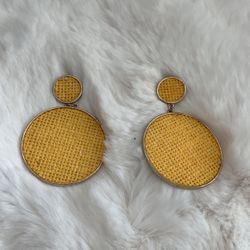 Yellow Earrings 