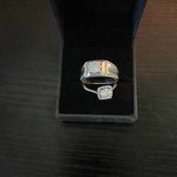 Engagement set 925 sterling silver