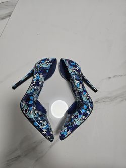 Blue Heels Size 6
