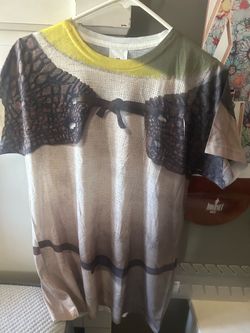 Shrek costume shirt size medium as is condition