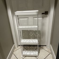 New Skinny Plastic Rolling Cart 