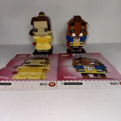 LEGO BRICKHEADZ: Belle (41595) and Beast No Box just manuals Sale The Bronx, - OfferUp