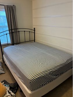 Full Mattress with Box Spring and Sheet Set