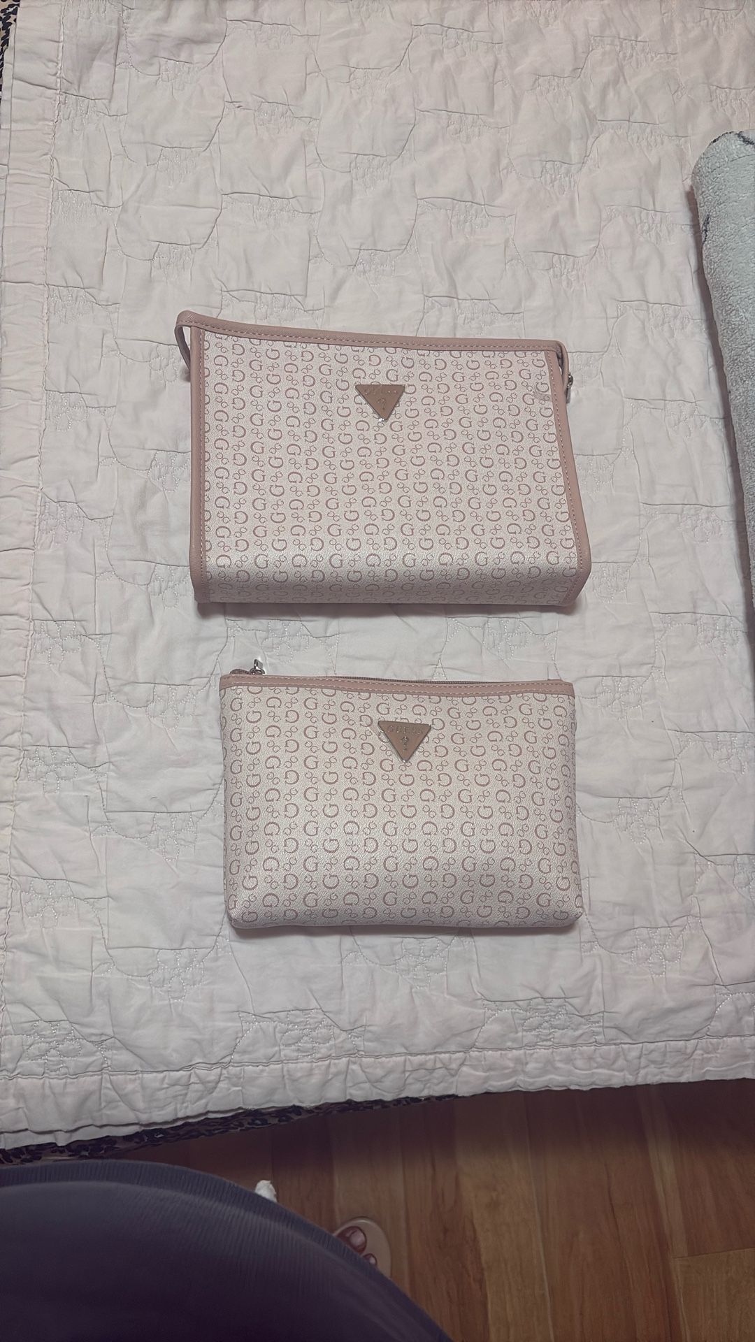 Dusty Pink Guess Bag Set