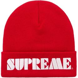 Supreme Stencil Beanie Red SS24 NWT