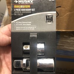 Half inch Drive universal joint and half inch to 3/8 drive adapter