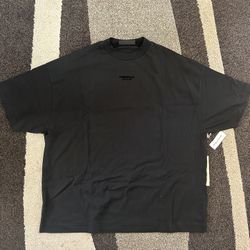 Brand New Black Essentials Logo Tee