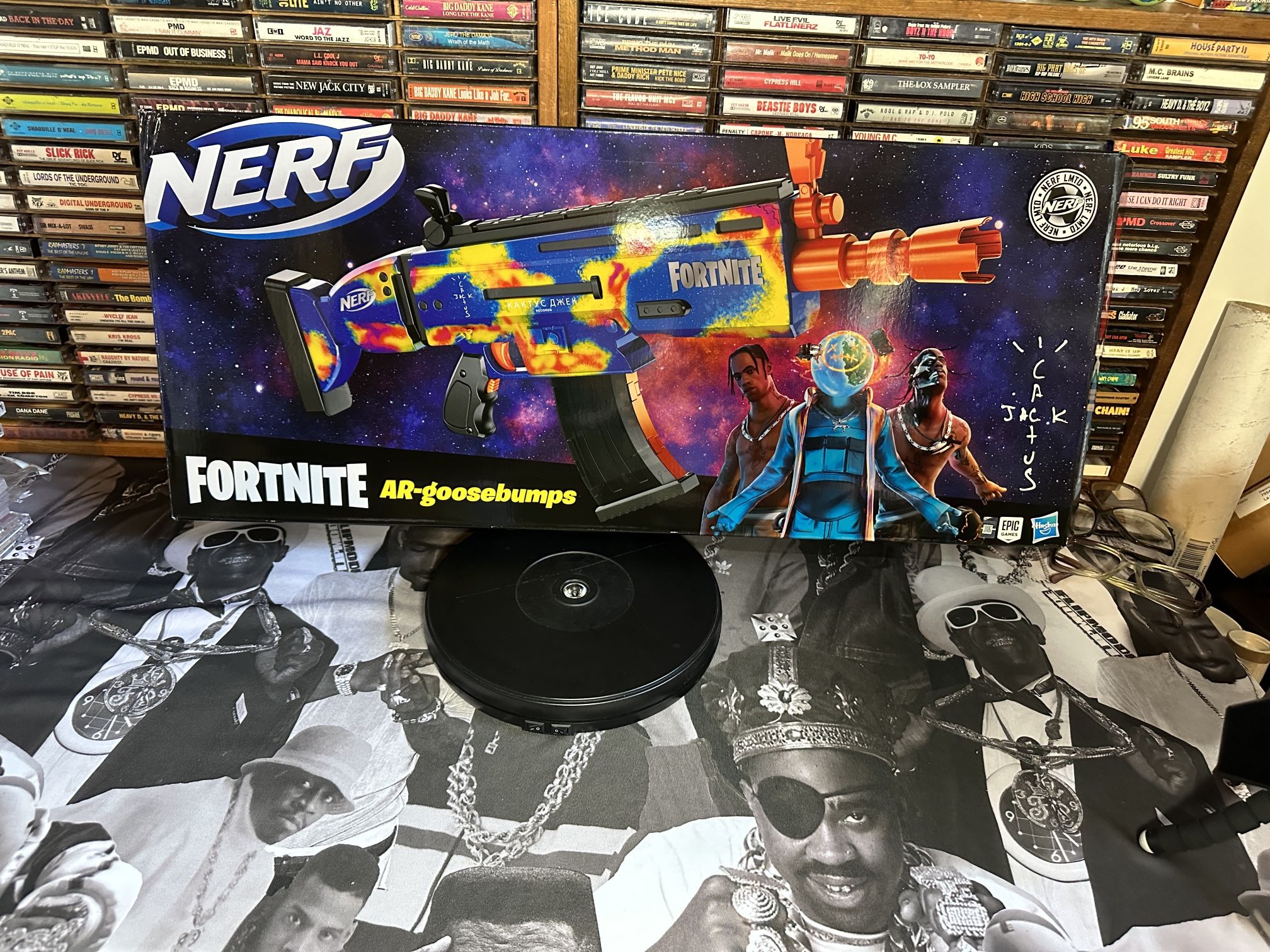 Nerf x Travis Scott x Fortnite Cactus Jack AR Goosebumps Gun Blaster