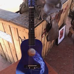 Guitar , Nice Blue Children’s Guitar , Some Strings Missing  $25.00
