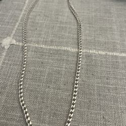 925 Silver 4 Mm Plain Franco Chain 24 In Length 