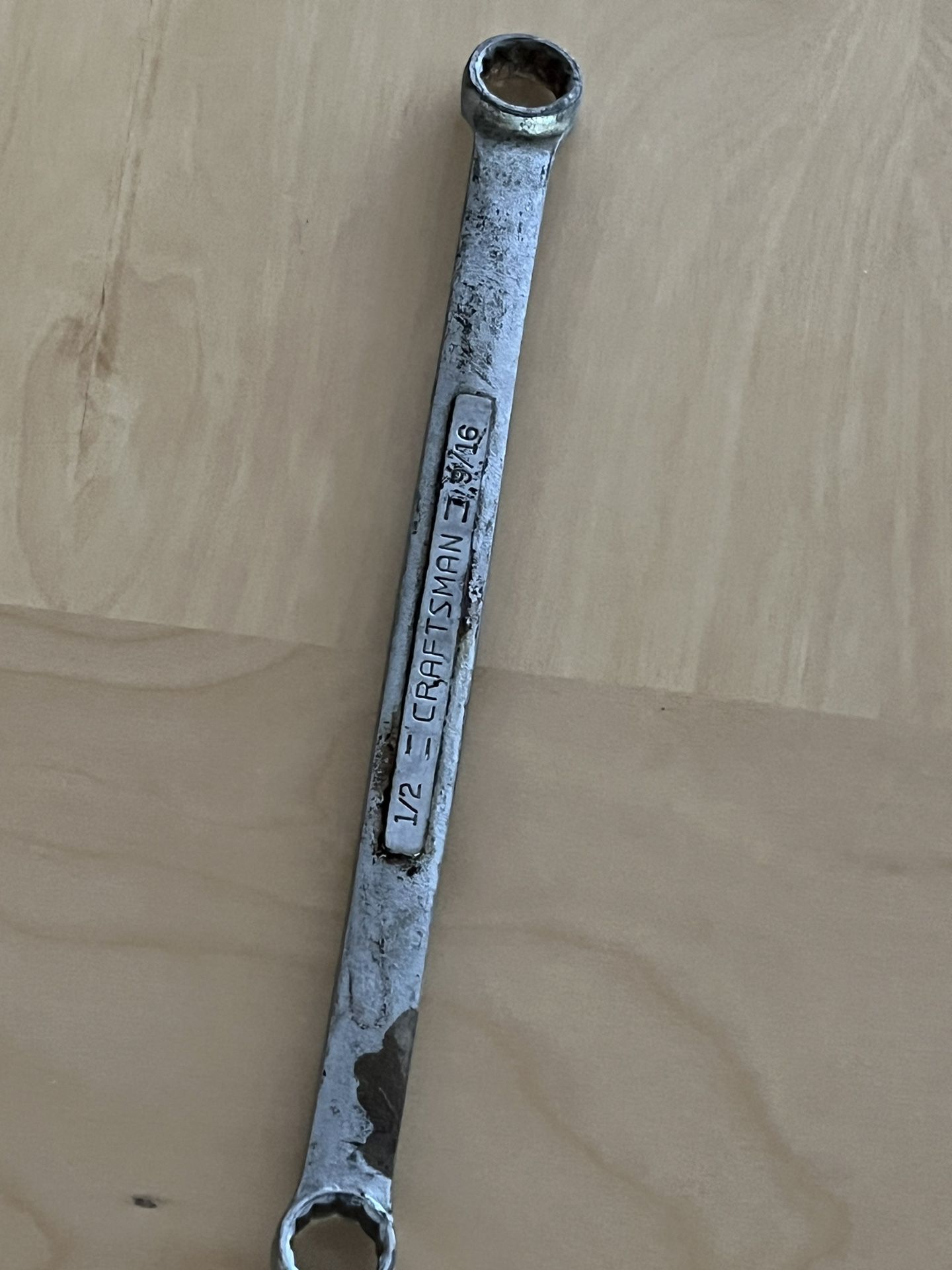 Vintage Craftsman Offset Box Wrench 1/2” X 9/16” USA Made