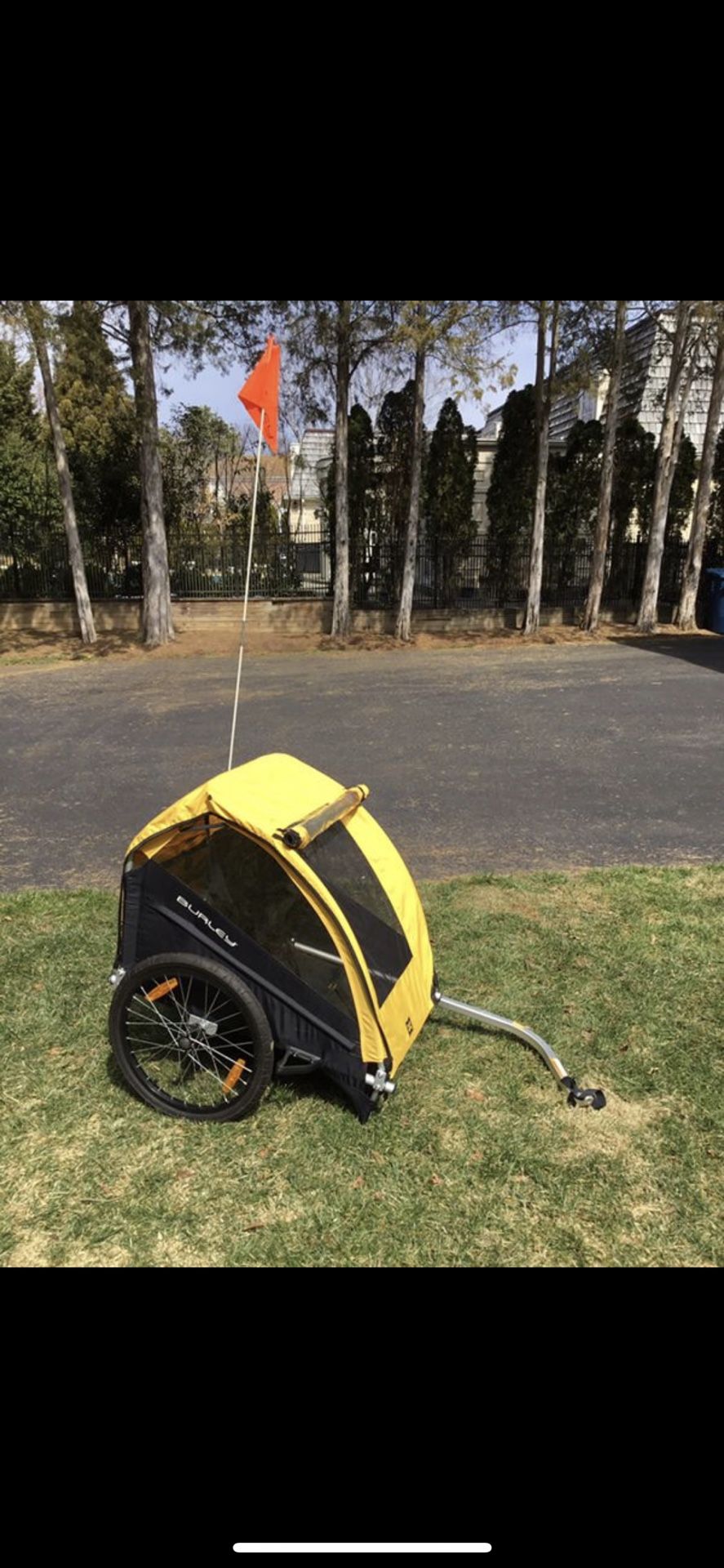 Burley Bee double seat bike trailer