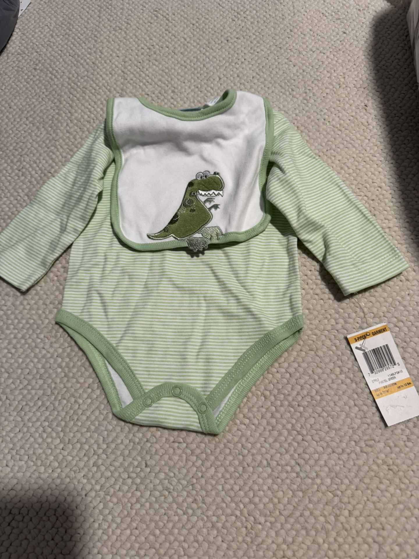New Baby Boy Dinosaur First Impressions Size 0-3 Months