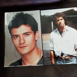 Rare  9 Large Sized Celebrity Color photos 8 X 12.