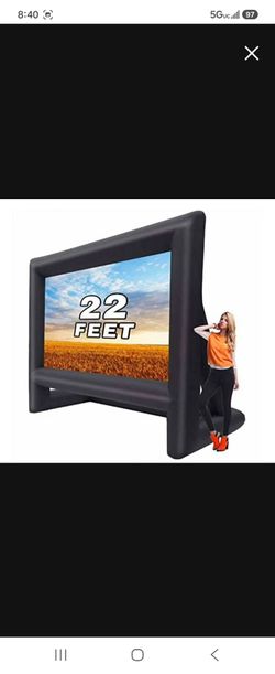 22 ft Inflatable screen