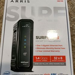 Cable Modem New In Box Arris Surfboard Sb6190