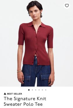 NEW Madewell Red Polo