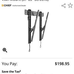 TV wall mount 37-63” up to 100 Lbs ,CHIEF Thinstall ultra low profile