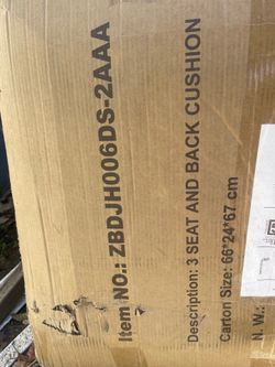 Patio cushions