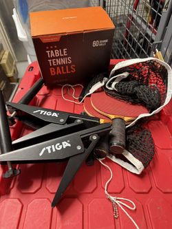 Ping Pong Paddles Balls And Net 