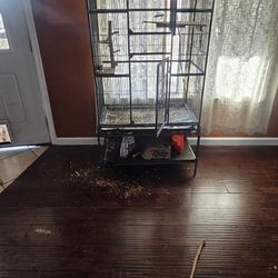 Bird Cage And Stand 