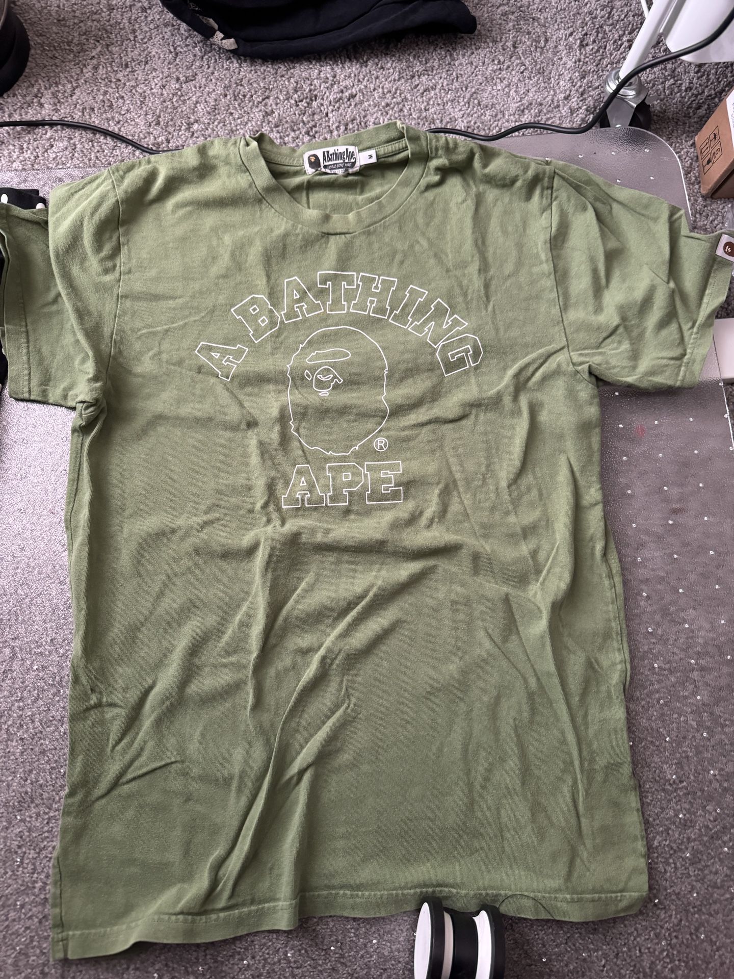 bape shirt green